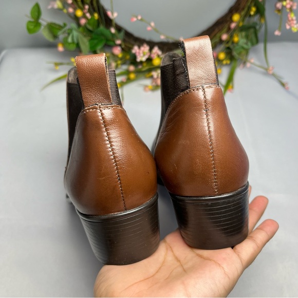 Munro  Brown Shari Ankle Bootie Size 7.5 - Picture 7 of 12